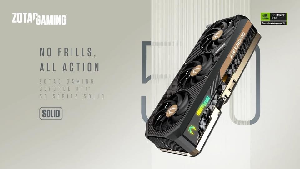 Zotac GeForce RTX 5070 Ti Solid 16GB